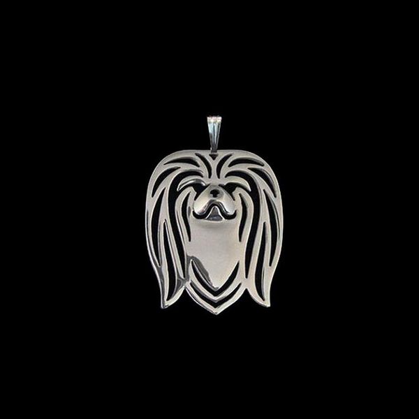 

pendants 2021 fashion metal alloy dog women's jewelry pekingese, Black