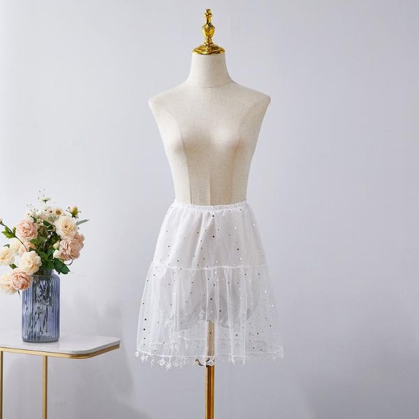 

women's shorts jk light proof leggings planet pattern pendant thin lace safety cute pants skirt support pumpkin, White;black