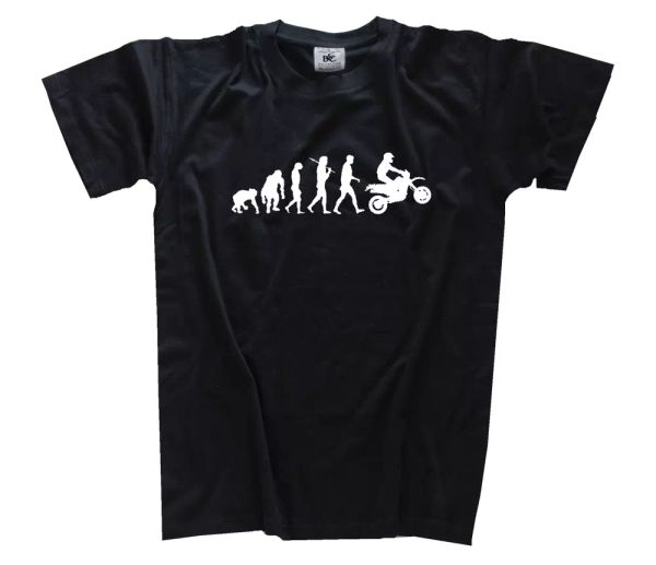 

standard edition enduro moped motocross evolution t-shirt s-xxxl, White;black