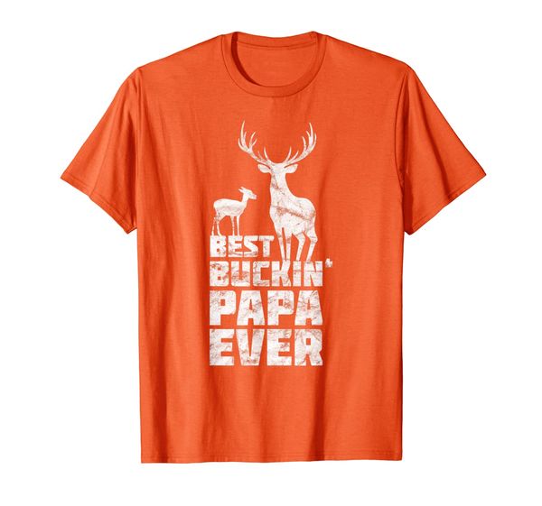 

Mens Best Buckin Papa Shirt Deer Buck Hunting Bucking Father Gift, Mainly pictures
