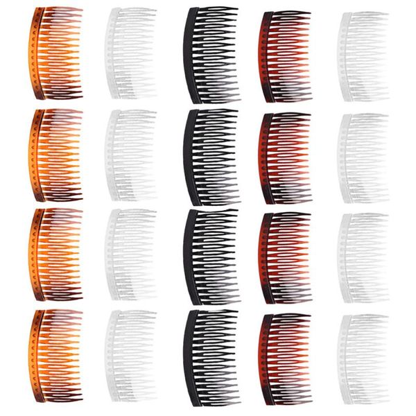 

hair brushes 25pcs french comb portable side lightweight, Silver