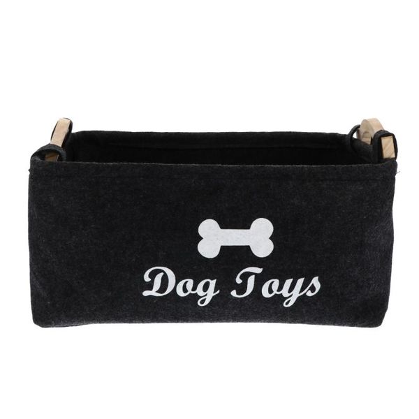 

dog apparel pet and accessory storage bin felt basket chest organizer container