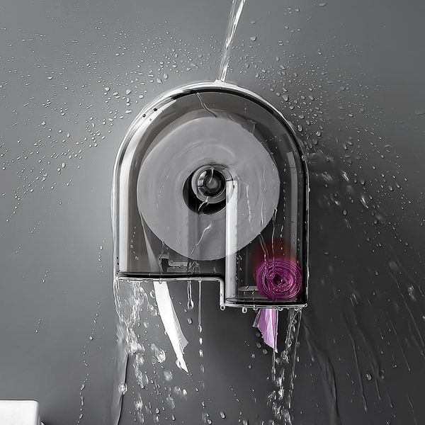 

toilet paper holders wall hanging holder dispenser waterproof rolling tissue box salle de bains bathroom products df50cz