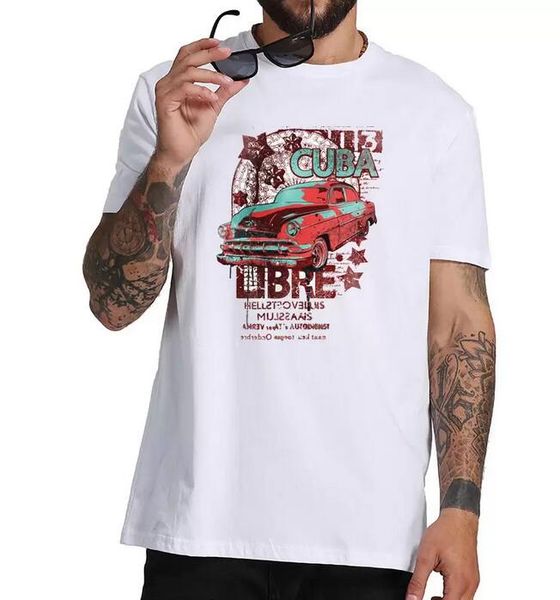 

new t-shirts for men retro car pattern fashion brand new t-shirt short sleeve o-neck tees mc67, White;black