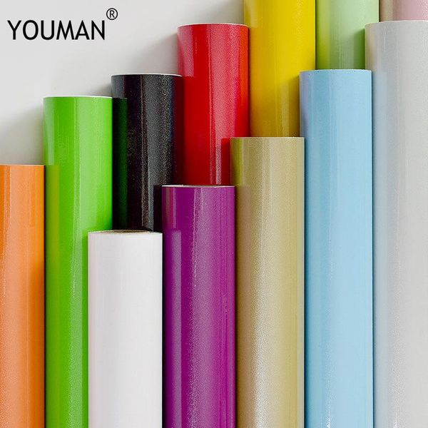 

wallpapers youman self-adhesive modern pvc peel stick glitter wallpaper sticker interior room decor furniture