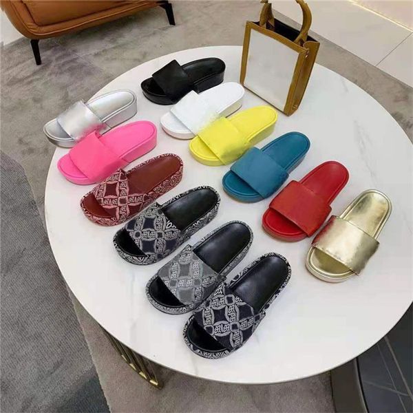 

women slippers designer thick soled shoes fashionable style in summer master design original factory highest edition reasonable price, Black