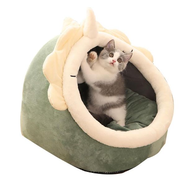 

cat beds & furniture bed four seasons autumn and winter villa house removable cushion soft sleeping tent enclosed pet supplies