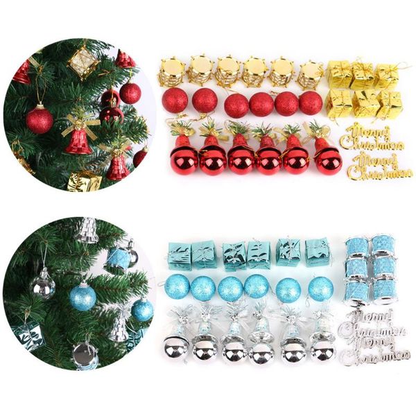 

christmas decorations 32 sets of tree ornament pendant ball bell gift box