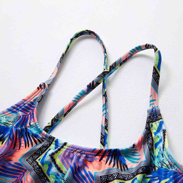 

2021 girls ruffle swimsuit 5-14y two-pieces children girl tankini set summer bathing suit kids cute beachwear 9007by air