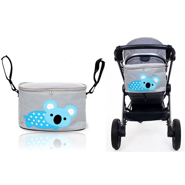 

stroller parts & accessories waterproof baby bottle bag organizer nappy portable diaper hanging handbag pram cart mommy travel bags