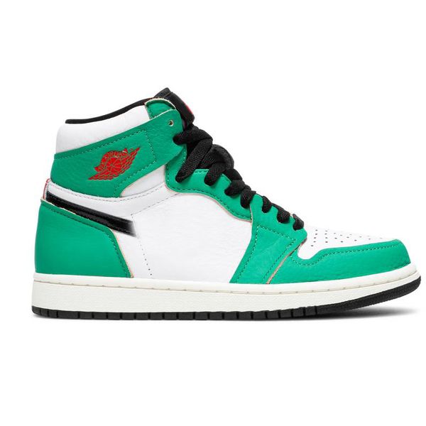 

wmns 1 high og lucky green basketball shoes 1s sneakers db4612 300 version