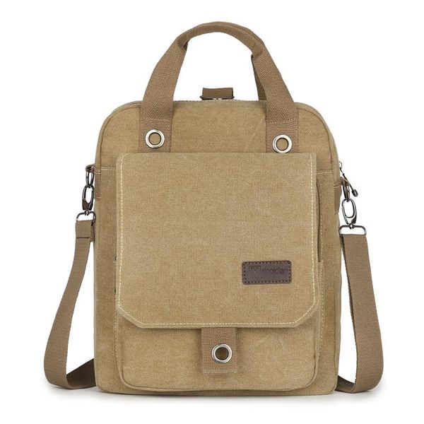 

backpack zhierna practical shoulder bag suitable for women and men's with adjustable strap retro canvas fashion