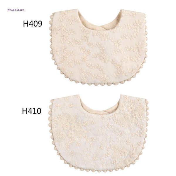

bibs & burp cloths xx9e born baby embroidery saliva towel toddler feeding cloth cotton bib scarf