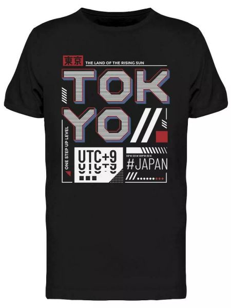 

Tokyo The Land Of The Rising Sun Tee Men's -Image by Shutterstock, White;black