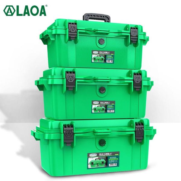 

tool organizers laoa ip67 thickened waterproof box storage fishing tackle maintenance toolbox industrial grade pp material