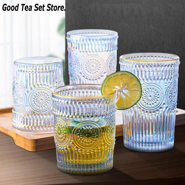 

carved glass cup coffee mug artwork wrinkle whiskey cognac brandy snifters wine xo tumbler creativity multicolor cups glasses