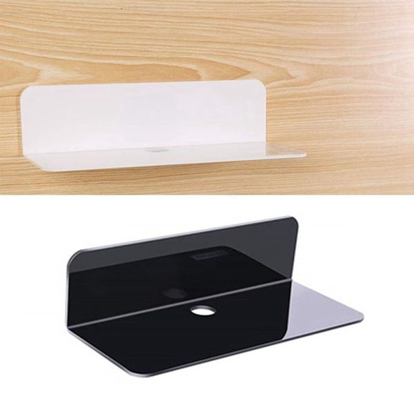 

hooks & rails 2pcs acrylic floating wall shelves damage-expand,for speaker
