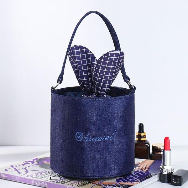 

cosmetic bags & cases 1 pc bag women's drawstring beauty makeup organizer wash travel handbag portable storage clutch
