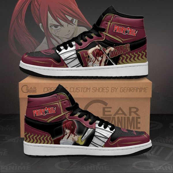

erza scarlet sneakers fairy tail anime sho