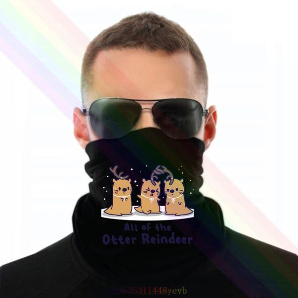 

scarves all of the otter reindeer headband scarf bandana neck warmer unisex, Blue;gray