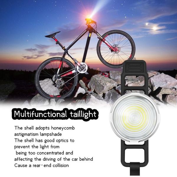 

rechargeable rear tail bike light lamp taillight rain waterproof bright led safety cycling bicycle ultra lights