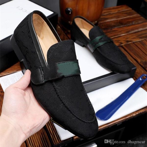 

handmade loafers with dark blue woven knitted calf leather, flexible design, classic luxury fashion shoes for men, spring, Black