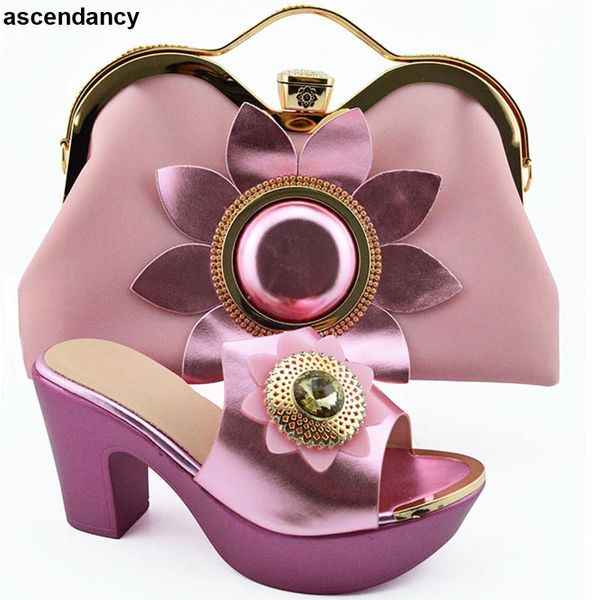 

dress shoes arrival summer high heeled for women italian shoe and bag set party in womens wedding open toe, Black