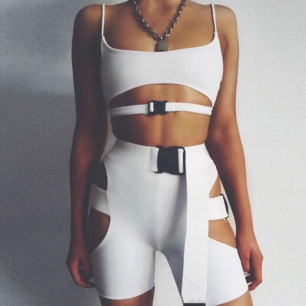 

two piece set and pants 2021 tracksuit women 2 outfits buckle closure matching sets womens clothing women's, White