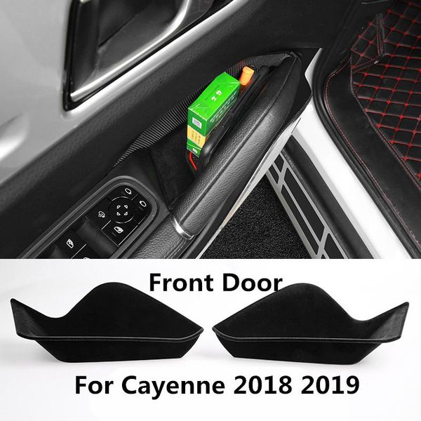 

car organizer 2pcs velvet front door small things mobile phone storage box for 2021 accessories