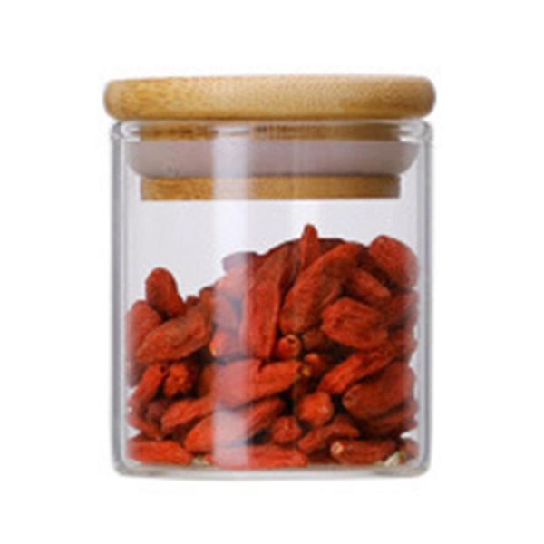 

storage bottles & jars transparent glass seal grains spice jar kitchen organization coffee contain tank