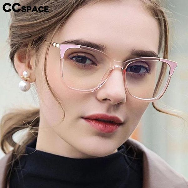 

sunglasses 46964 tr90 cat eye anti blue light optical glasses frames women spring leg fashion computer eyeglasses, White;black