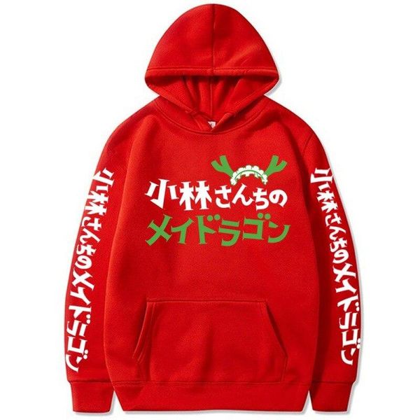 

men's hoodies & sweatshirts autumn dragon kawaii anime printed men women cartoon costume oversized harajuku streetwear boys girls coats, Black
