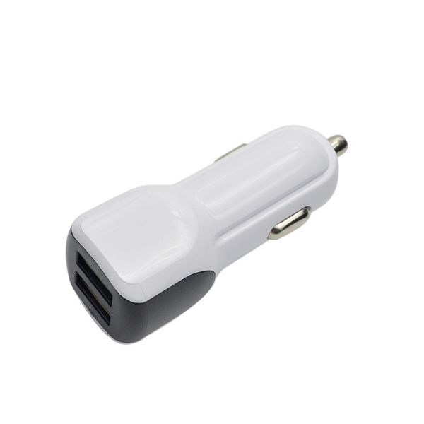 

dual usb car charger fast charging mobile 2 ports for iphone samsung xiaomi 5v 2.4a