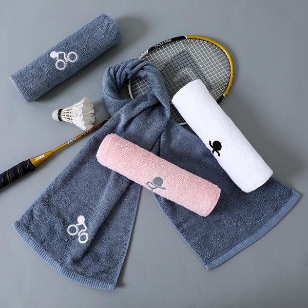 

towel sport absornemt 25x110cm soft sweat absorbing long sports towels white pink