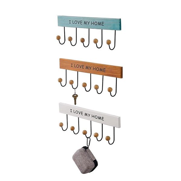 

wrought iron paint creative row hook clothes retro old adhesive wall hanging coat hooks & rails