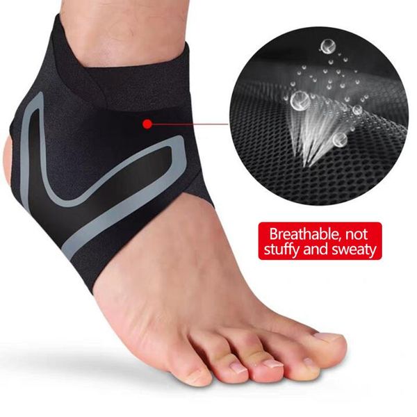 

ankle support brace protector splint bandage for arthritis pain relief guard foot sprain wraps, Blue;black
