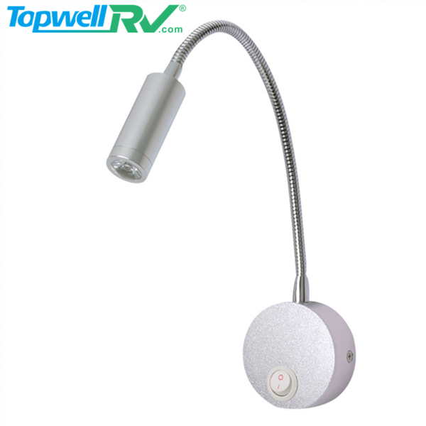 

ellrv 3w rv camper boat interior lamp gooseneck arm led light warm atv parts