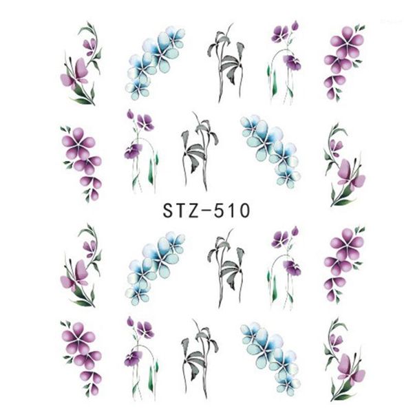 

sheet girls nail sticker manicure decoration 12 patterns 6.4*5.3cm ladies feather tips mixed designs1, Silver;gold