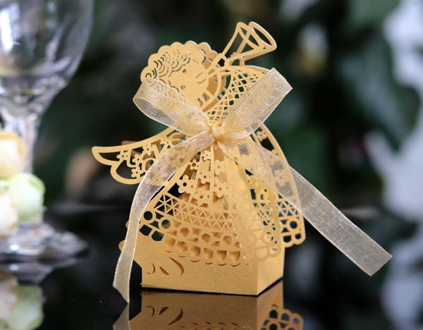 

gift wrap angel shape wedding candy box laser cut favor boxes chocolate packing fo party birthday babay shower decor supplies