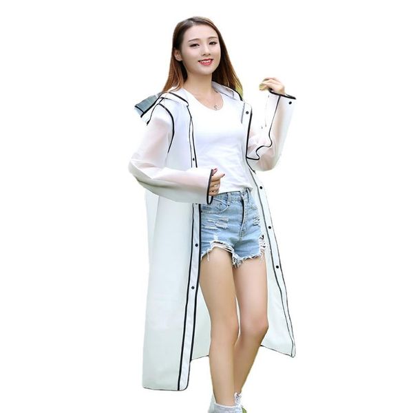 

rain wear transparent raincoat for women outdoor sports accessories hiking raincoats long fashion reusable poncho veste pluie femme d