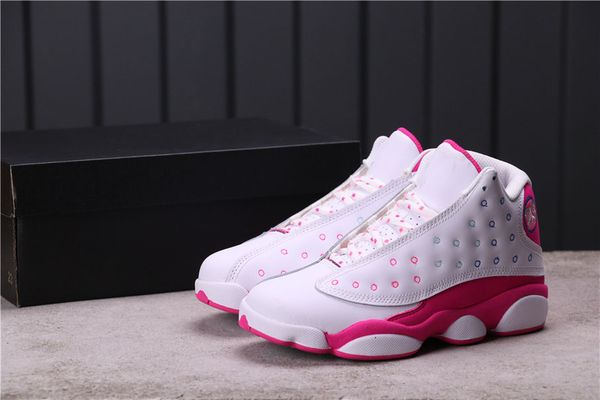 

2021 basketball shoes women jumpman 13 13s aurora green off union white pink class athletic sneakers