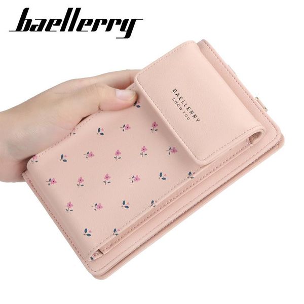 

wallets baellerry wallet women purses fashion multi card holder mobile phone bag long with strap carteira, Red;black