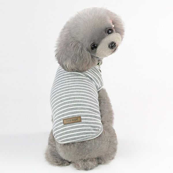 

dog apparel spring and summer pet clothes pure cotton thin vest breathable comfortable clothing small medium sized