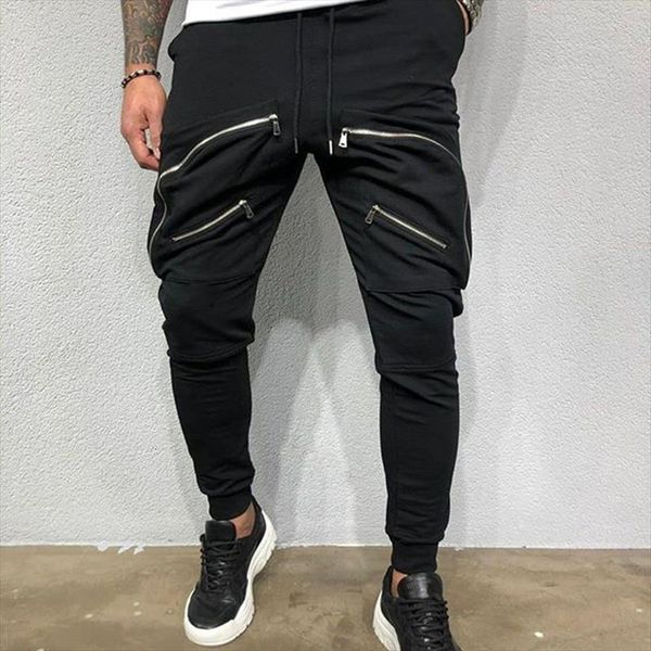 

autumn and winter jogging fitness women pants slim fashion casual sports tide, Black