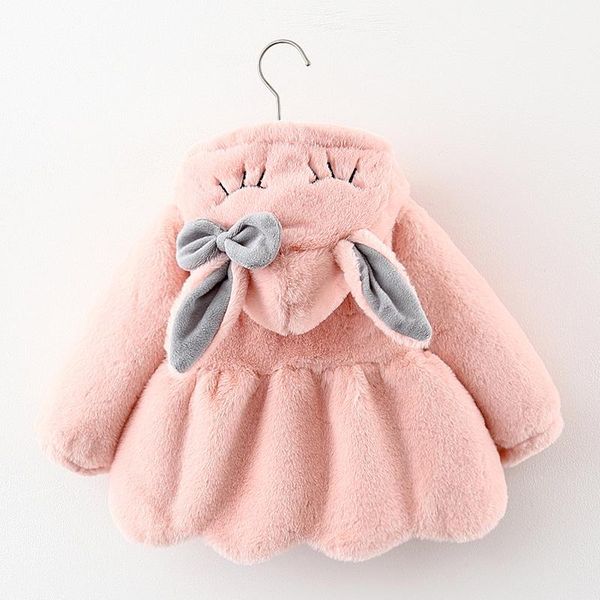 

jackets melario ears baby jacket christmas sweet princess girls coat autumn winter warm hooded outerwear toddler girl clothes, Blue;gray