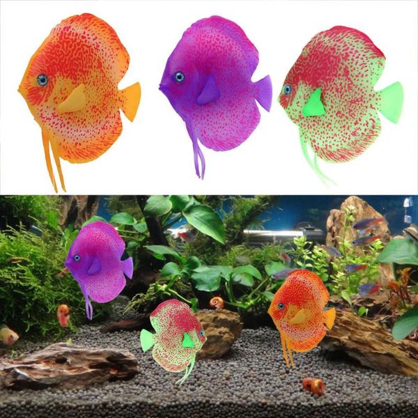 

glowing aquarium simulation fake artificial tropical fish aquatic ornament fishes decorations for tank