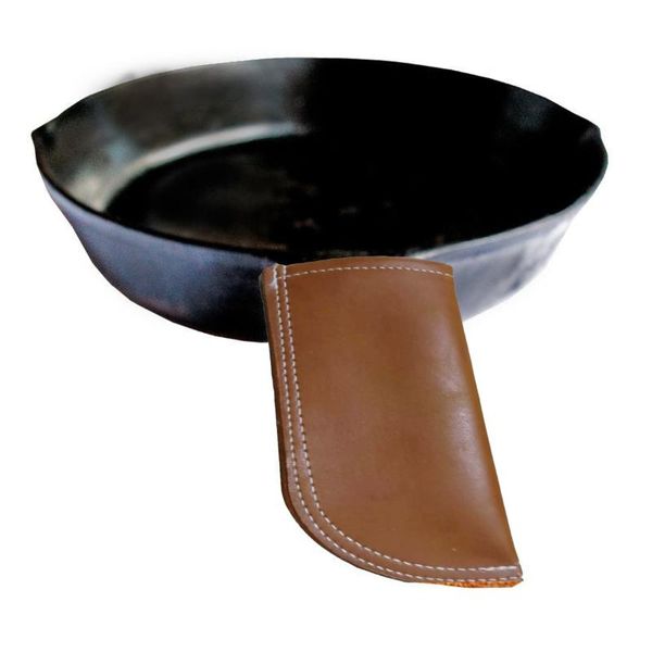 

oven mitts panhandle non-slip handle holder leather cookware parts potholder cast iron skillet pan pots cover