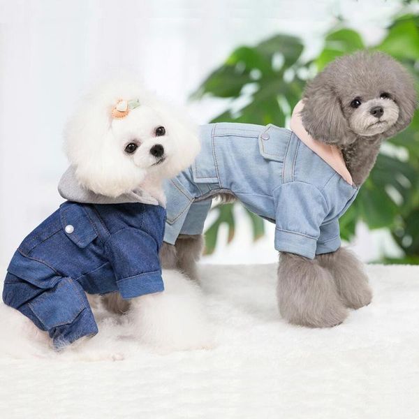 

dog apparel quality jean overalls for hoodies coat winter clothes jacket clothing