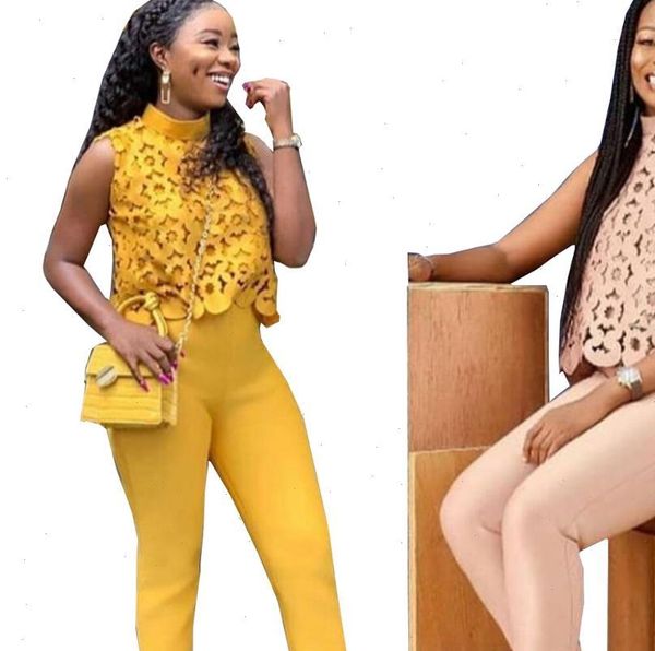 

summer women tracksuits autumn sleeveless hollow out firing womens set pants suit two piece temperament tracksuit outfit glam378, Gray