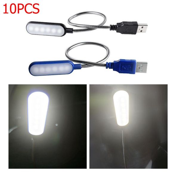 

book lights 10pcsmini light flexible home use reading lamp travel for students lap gift notebook computer bright led usb port